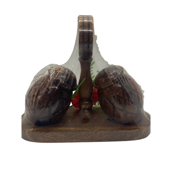 Vintage HAWAII Souvenir SALT & PEPPER SHAKERS on Stand NEW Sealed Aloha Vintage - Picture 6 of 8